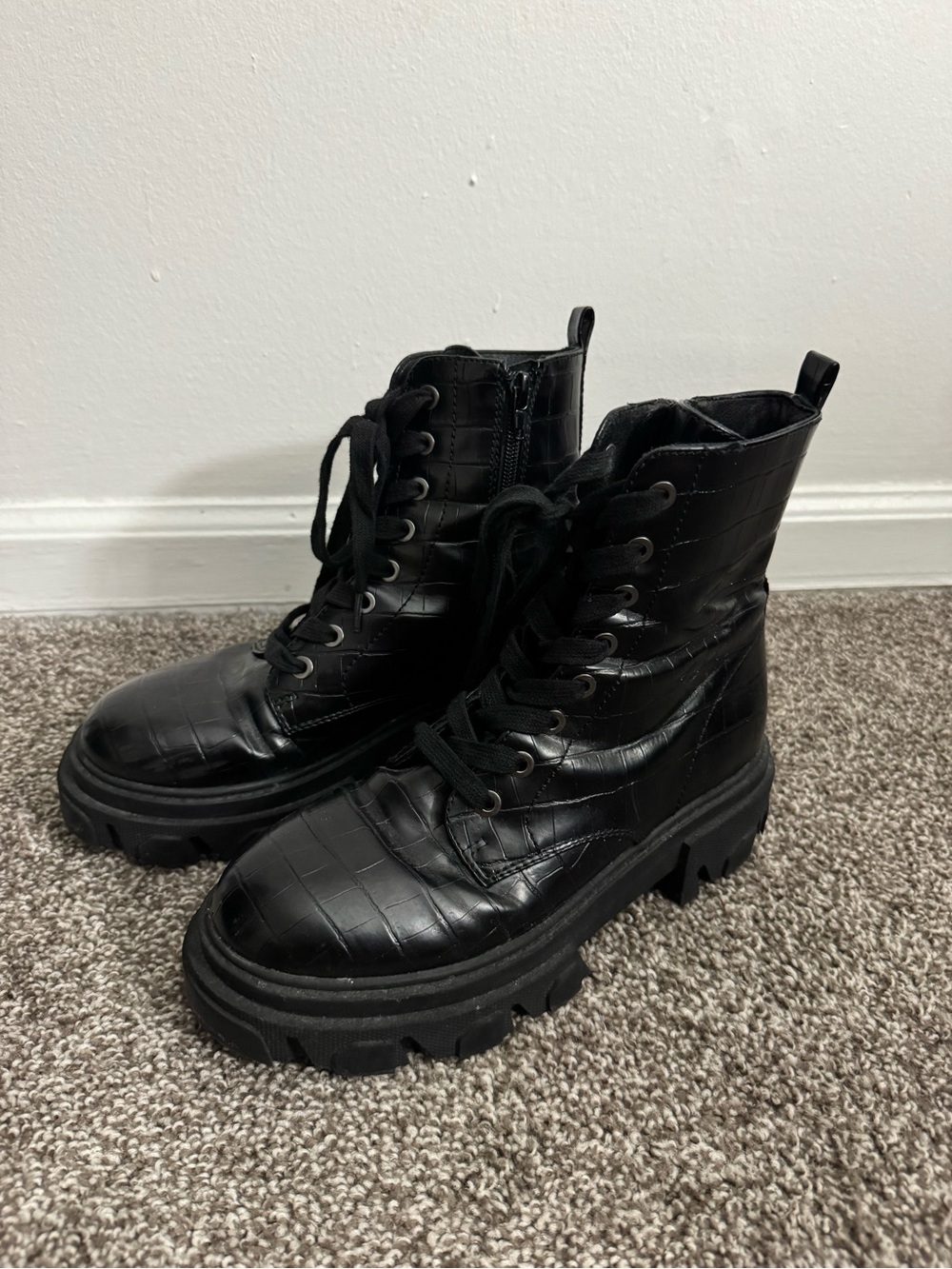 Nine West Combat Boots